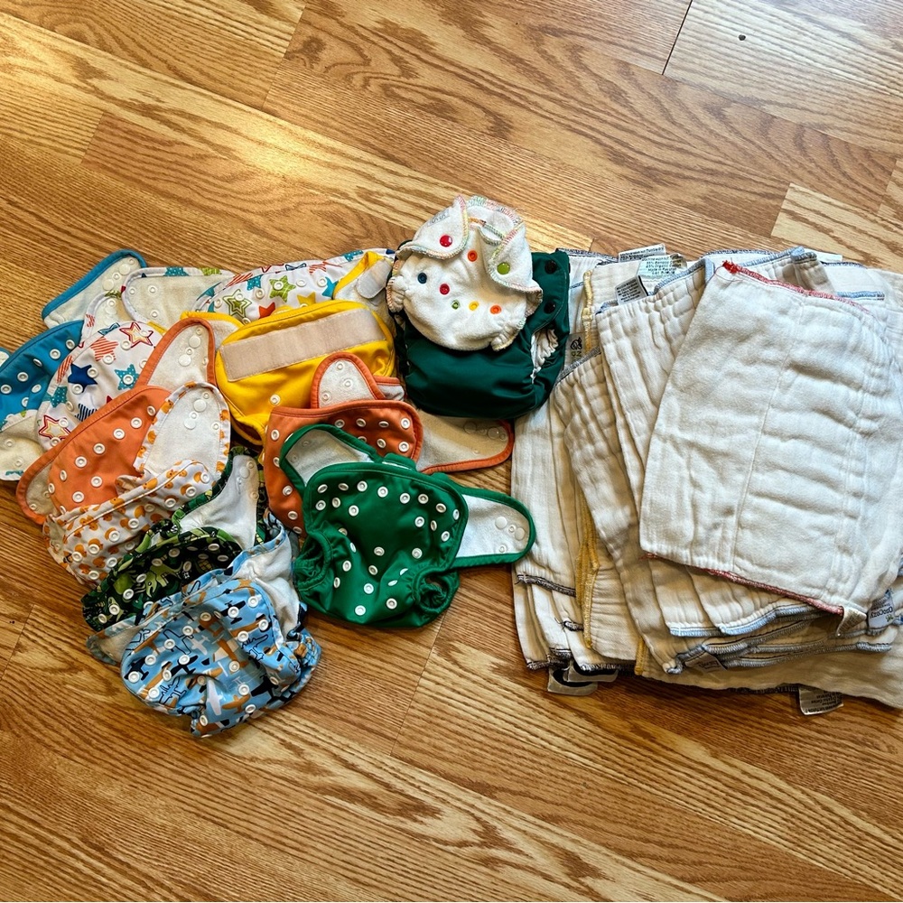 Wink Organic Cloth Diaper Cover and Inserts